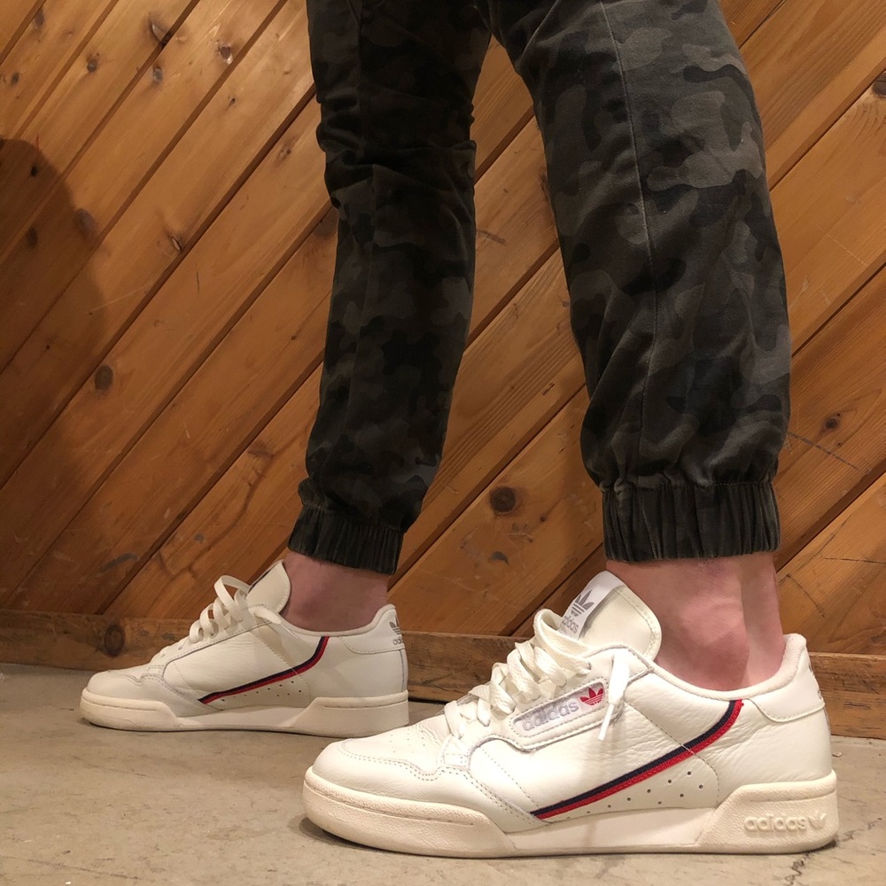 Adidas continental 80 off white size 9